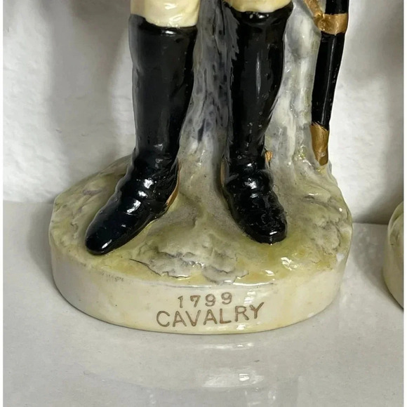 Vintage Military Calvary Continental Army Japan Soldier Porcelain Figure KW3678 - Picture 4 of 12